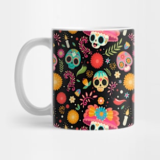 Sugar Skull Pattern Mug